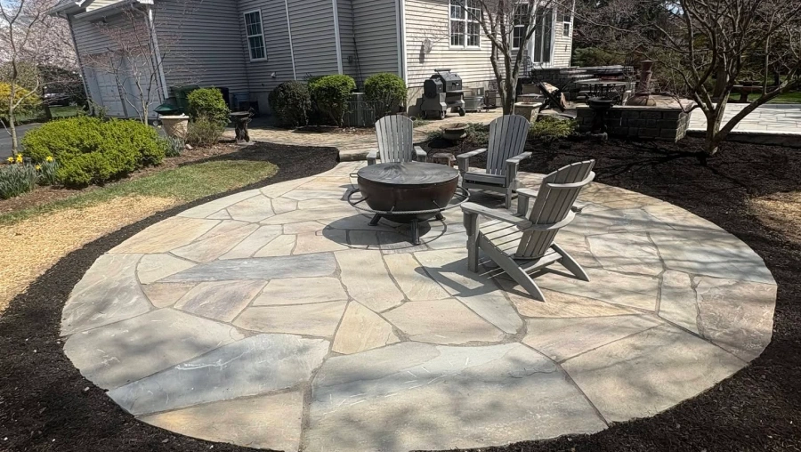 2 Paver Patio Installation